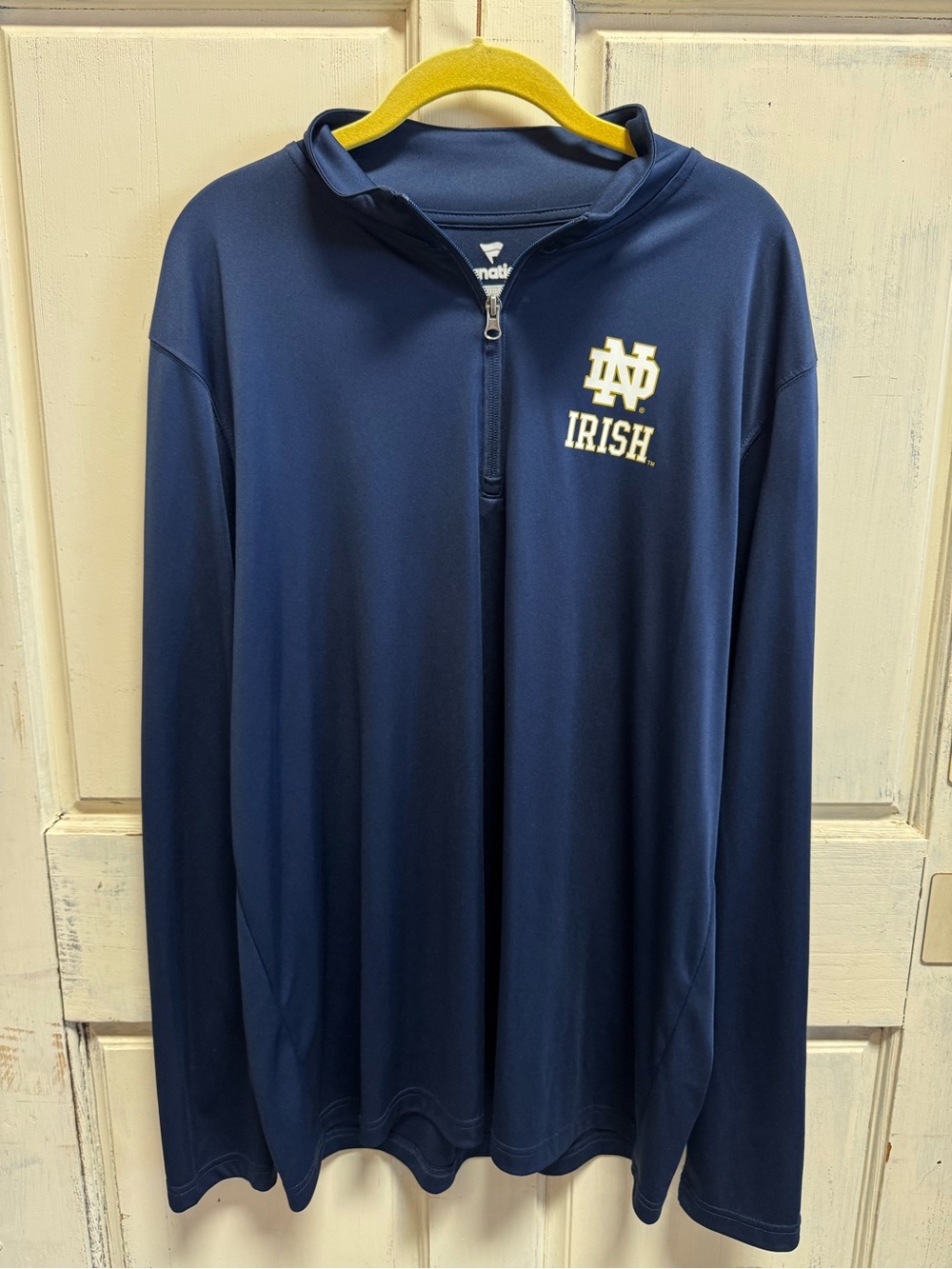 Men’s Notre Dame Irish Navy Quarter-Zip Pullover